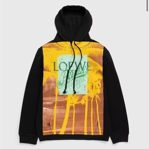 Loewe
Paula's Ibiza Palm Print Hoodie Black/Multi